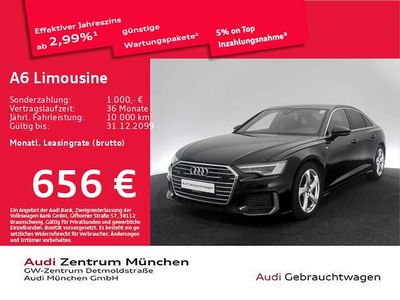 Gebraucht Audi A6 Advanced 265 PS (194 kW) 2023 Mythosschwarz metallic Limousine
