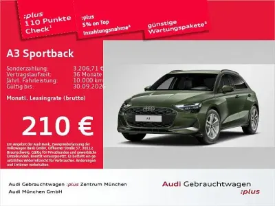 Gebraucht Audi A3 Advanced 204 PS (150 kW) 2025 Distriktgrün metallic Limousine