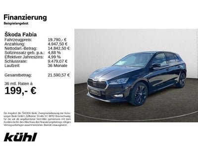 Gebraucht Skoda Fabia Style 110 PS (80 kW) 2022 Blackmagic perleffekt Kleinwagen