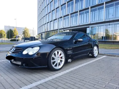 Usata Mercedes SL500 306 CV (225 kW) 2002 Nero Cabrio