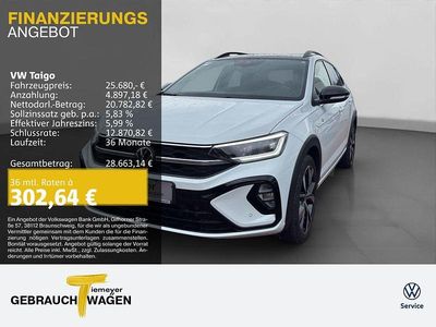 Gebraucht VW Taigo R-line 150 PS (110 kW) 2025 Weiß SUV