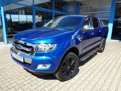 Brugt Ford Ranger Limited 200 HK (147 kW) 2018 Blå Pickup / Ladvogn