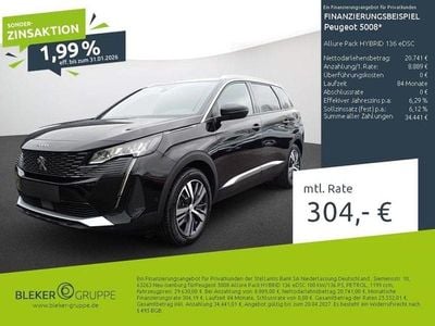 Second-hand Peugeot 5008 Allure 136 CP (100 kW) 2024 Negru SUV