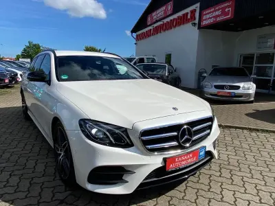 Gebraucht Mercedes E200 AMG 184 PS (135 kW) 2018 Weiß Limousine