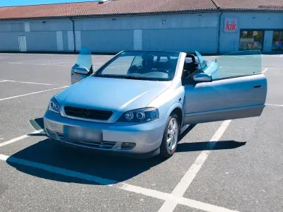 Brugt Opel Astra Cabriolet 102 HK (75 kW) 2002 Sølv Cabriolet