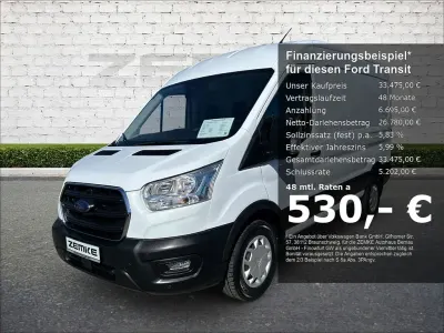 Gebraucht Ford Transit Trend 170 PS (125 kW) 2021 Weiß Limousine