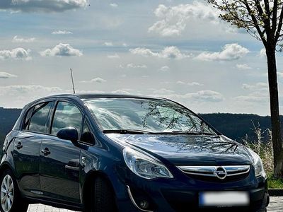 Gebraucht Opel Corsa 101 PS (74 kW) 2012 Blau Kleinwagen