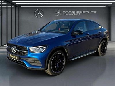 Blau Gebraucht 2023 Mercedes GLC400d AMG Limousine | 53.449 € (Etwas zu teuer)