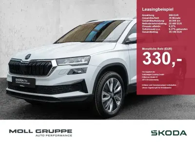 Gebraucht Skoda Karoq Style 150 PS (110 kW) 2022 Moonweiß perleffekt (metallic) SUV