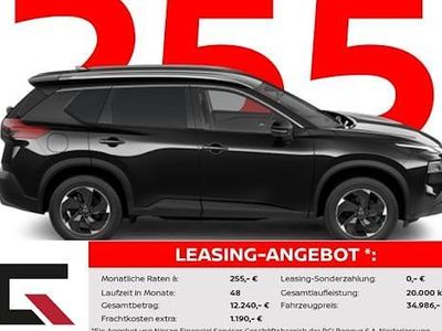 Neu Nissan X-Trail N-Connecta 163 PS (119 kW) 2025 Schwarz SUV