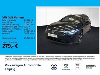 Gebraucht VW Golf VIII R-line 150 PS (110 kW) 2021 Schwarz Kombi