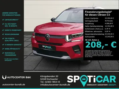 Gebraucht Citroën C3 101 PS (74 kW) 2026 Elixirrot / dach schwarz SUV
