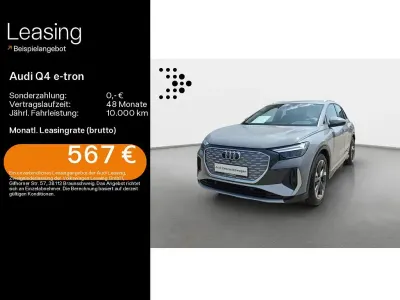 Gebraucht Audi Q4 e-tron S-Line 219 kW (299 PS) 2022 Kieselgrau SUV