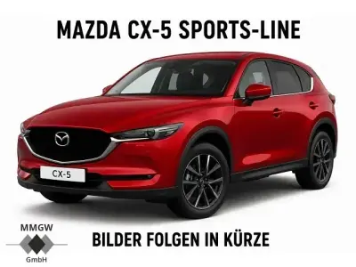 Gebraucht Mazda CX-5 Sports-Line 194 PS (142 kW) 2021 Soul red crystal SUV