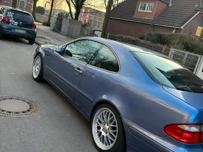 Brugt Mercedes CLK230 194 HK (142 kW) 1999 Blå Coupe