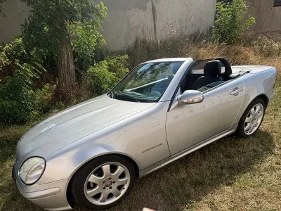 Gebraucht Mercedes SLK200 163 PS (119 kW) 2003 Silber Cabrio