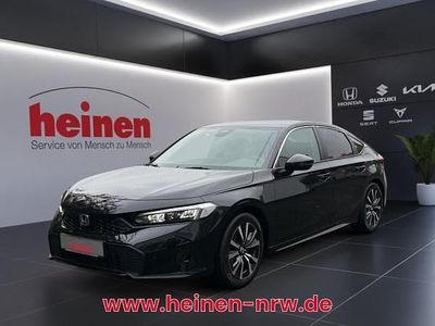 Schwarz (crystal black pearl) Neu 2025 Honda Civic Elegance Limousine | 33.990 € (Fairer Preis)