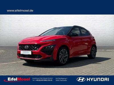 Gebraucht Hyundai Kona N Line 119 PS (87 kW) 2021 Ignite flame / phantom black r / SUV