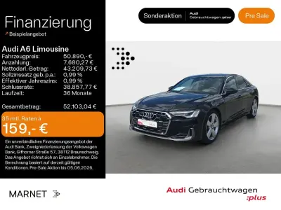 Gebraucht Audi A6 S-Line 286 PS (210 kW) 2025 Mythosschwarz metallic Limousine