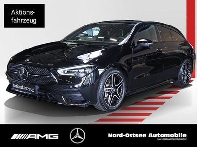 Gebraucht Mercedes CLA180 Shooting Brake AMG 136 PS (100 kW) 2025 Metalliclack kosmosschwarz Kombi