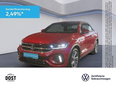 Second-hand VW T-Roc Cabriolet R-line 150 CP (110 kW) 2025 Roșu Cabrio