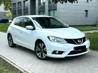 Gebraucht Nissan Pulsar Acenta 110 PS (80 kW) 2014 Weiß Kleinwagen