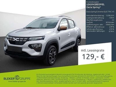Gebraucht Dacia Spring Extreme 47 kW (65 PS) 2023 Silber Kleinwagen