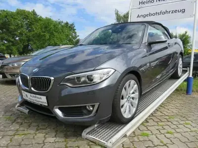 Usata BMW 220 Luxury Line 184 CV (135 kW) 2016 Grigio Cabrio