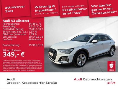 Gebraucht Audi A3 Sport 150 PS (110 kW) 2025 Gletscherweiß metallic Kombi