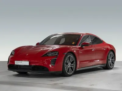 Gebraucht Porsche Taycan 350 kW (476 PS) 2023 Rot Limousine