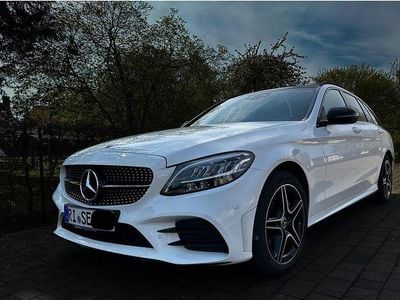 Gebraucht Mercedes C220 194 PS (142 kW) 2021 Weiß Limousine