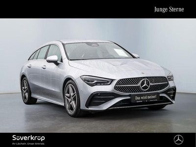 Silberlack hightechsilber (metallic) Gebraucht 2024 Mercedes CLA200 Shooting Brake AMG Kombi | 33.520 € (Fairer Preis)