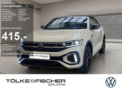 Gebraucht VW T-Roc Cabriolet R-line 150 PS (110 kW) 2025 Schwarz Cabrio