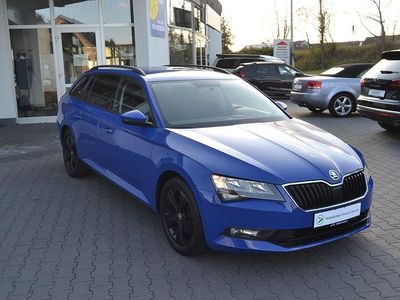Gebraucht Skoda Superb 120 PS (88 kW) 2018 Blau Kombi