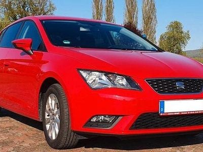 Usata Seat Leon Style 105 CV (77 kW) 2014 Rosso Berlina