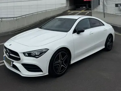 Gebraucht Mercedes CLA200 AMG line 163 PS (119 kW) 2021 Weiß Coupé