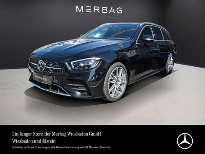 Obsidianschwarz Gebraucht 2022 Mercedes E450 AMG Kombi | 43.350 €