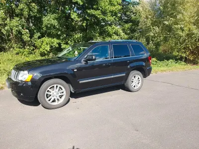 Gebraucht Jeep Grand Cherokee Overland 218 PS (160 kW) 2008 Schwarz SUV