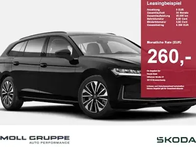 Neu Skoda Superb Selection 150 PS (110 kW) 2025 Schwarz Kombi