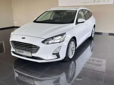 Gebraucht Ford Focus Titanium 150 PS (110 kW) 2020 Frostweiß Kombi