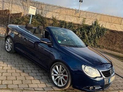 Gebraucht VW Eos 200 PS (147 kW) 2009 Blau Cabrio