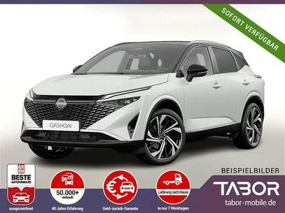 Neu Nissan Qashqai Tekna+ 158 PS (116 kW) 2025 Weiß (pearl white perleffekt / dach: s) SUV