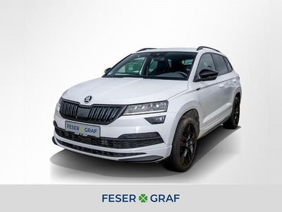 Gebraucht Skoda Karoq SportLine 150 PS (110 kW) 2019 Moon weiss SUV