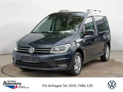 Gebraucht VW Caddy Comfortline 150 PS (110 kW) 2019 Blau Van / Kleinbus