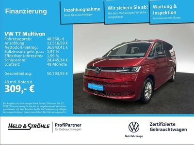Gebraucht VW Multivan Life 150 PS (110 kW) 2024 Fortanarot metallic Van