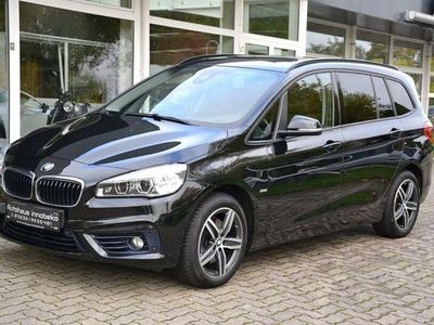 Gebraucht BMW 218 Gran Tourer Sport Line 136 PS (100 kW) 2016 Black sapphire metallic Van / Kleinbus