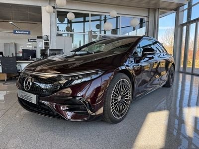 Gebraucht Mercedes EQS500 AMG 330 kW (449 PS) 2024 Manufaktor rubellitrot metalli Limousine