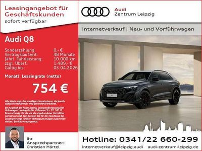 Neu Audi Q8 S-Line 394 PS (289 kW) 2026 Grau SUV