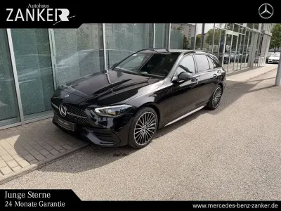 Gebraucht Mercedes C300e AMG line 313 PS (230 kW) 2026 Lack obsidianschwarz Kombi