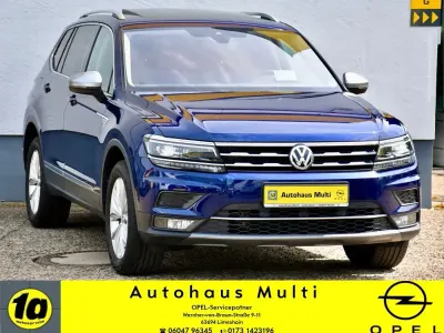 Brugt VW Tiguan Allspace Highline 200 HK (147 kW) 2021 Blå SUV